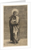 Saint Thomas holding a square rule, his head turned to the right, ca. 1515-27 by Marco Dente