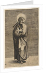 Saint Thomas holding a square rule, his head turned to the right, ca. 1515-27 by Marco Dente