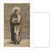 Saint Thomas holding a square rule, his head turned to the right, ca. 1515-27 by Marco Dente