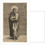 Saint Thomas holding a square rule, his head turned to the right, ca. 1515-27 by Marco Dente