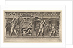 Speculum Romanae Magnificentiae: Bas-Relief with Three Cupids, 1519 by Marco Dente