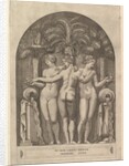 Speculum Romanae Magnificentiae: The Three Graces, ca. 1515-27 by Marco Dente