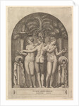 Speculum Romanae Magnificentiae: The Three Graces, ca. 1515-27 by Marco Dente