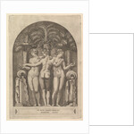 Speculum Romanae Magnificentiae: The Three Graces, ca. 1515-27 by Marco Dente