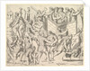 Speculum Romanae Magnificentiae: Roman Soldiers Fortifying their Camp, from Trajan…, 16th century by Marco Dente