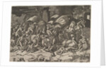 Battle with a Cutlass, ca. 1515-27 by Marco Dente