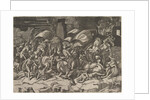 Battle with a Cutlass, ca. 1515-27 by Marco Dente