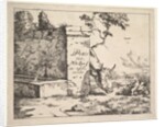 Title page for 'Diverses vaches et boeufs' after Paulus Potter by Marcus de Bye