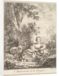 The Amusement of a Shepherd Girl by Marie Madeleine Igonet