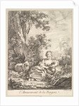 The Amusement of a Shepherd Girl by Marie Madeleine Igonet