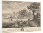 View near Bruges by Martin de Monchy
