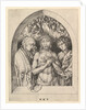 Christ as the Man of Sorrows with the Virgin and St. John, ca. 1435-1491 by Martin Schongauer