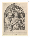 Christ as the Man of Sorrows with the Virgin and St. John, ca. 1435-1491 by Martin Schongauer
