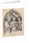 Christ as the Man of Sorrows with the Virgin and St. John, ca. 1435-1491 by Martin Schongauer