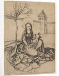 The Madonna and Child in the Courtyard, ca. 1435-1491 by Martin Schongauer