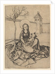 The Madonna and Child in the Courtyard, ca. 1435-1491 by Martin Schongauer