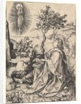Saint John on Patmos, ca. 1435-1491 by Martin Schongauer