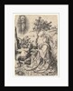 Saint John on Patmos, ca. 1435-1491 by Martin Schongauer