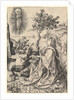 Saint John on Patmos, ca. 1435-1491 by Martin Schongauer