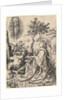 Saint John on Patmos, ca. 1435-1491 by Martin Schongauer