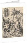 Saint John on Patmos, ca. 1435-1491 by Martin Schongauer
