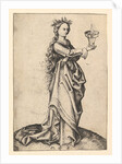 The Third Wise Virgin, ca. 1435-1491 by Martin Schongauer