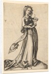 The Fourth Wise Virgin, from the series The Wise and Foolish Virgins, ca. 1435-1491 by Martin Schongauer