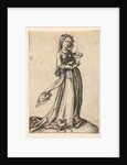The Fourth Wise Virgin, from the series The Wise and Foolish Virgins, ca. 1435-1491 by Martin Schongauer