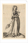 The Fourth Wise Virgin, from the series The Wise and Foolish Virgins, ca. 1435-1491 by Martin Schongauer