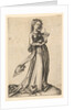 The Fourth Wise Virgin, from the series The Wise and Foolish Virgins, ca. 1435-1491 by Martin Schongauer