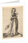 The Fourth Wise Virgin, from the series The Wise and Foolish Virgins, ca. 1435-1491 by Martin Schongauer