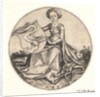Shield with Swan Held by Woman, ca. 1435-1491 by Martin Schongauer