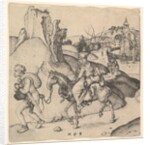 Peasant Family Going to Market, ca. 1435-1491 by Martin Schongauer