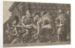 The Wounded Paris Carried from the Field of Battle by Master FG