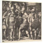 Alexander welcoming Thalestris and the Amazons, mid-16th century by Master FG