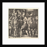 Alexander welcoming Thalestris and the Amazons, mid-16th century by Master FG