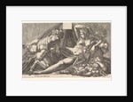 Jupiter and Antiope by Master FG (attributed to)