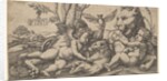 Putti and Lions, 1547 by Master FG