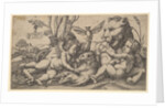 Putti and Lions, 1547 by Master FG