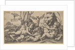 Putti and Lions, 1547 by Master FG