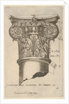 Composite capital with measurements, ca. 1537 by Master GA