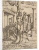 Man Against a Tree, ca. 1543-44 by Master IQV