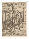 Man Against a Tree, ca. 1543-44 by Master IQV