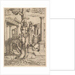 Man Against a Tree, ca. 1543-44 by Master IQV