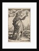 The Magdalene standing facing right, jar held in her raised right hand, 1530-60 by Master of the Die