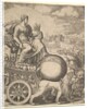 Cybele in her chariot drawn by two lions, 1530-60 by Master of the Die