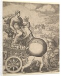 Cybele in her chariot drawn by two lions, 1530-60 by Master of the Die