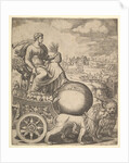 Cybele in her chariot drawn by two lions, 1530-60 by Master of the Die