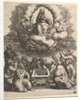 The Assumption of the Virgin, below the apostles surround the tomb, 1530-60 by Master of the Die