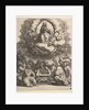 The Assumption of the Virgin, below the apostles surround the tomb, 1530-60 by Master of the Die